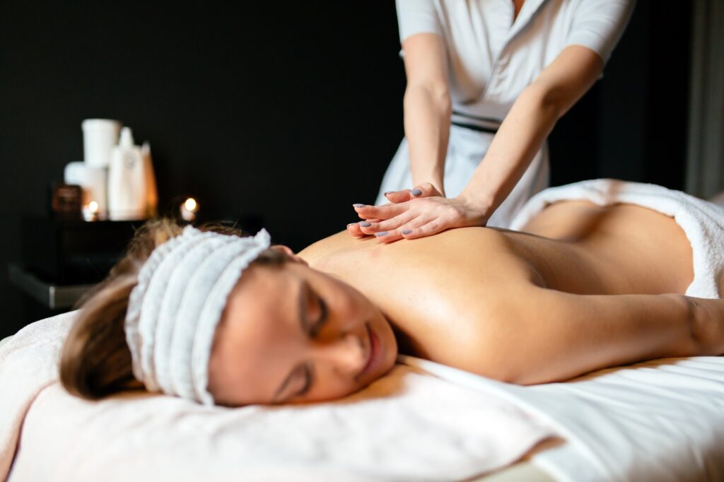 Massage bien-être jeune maman baby spa